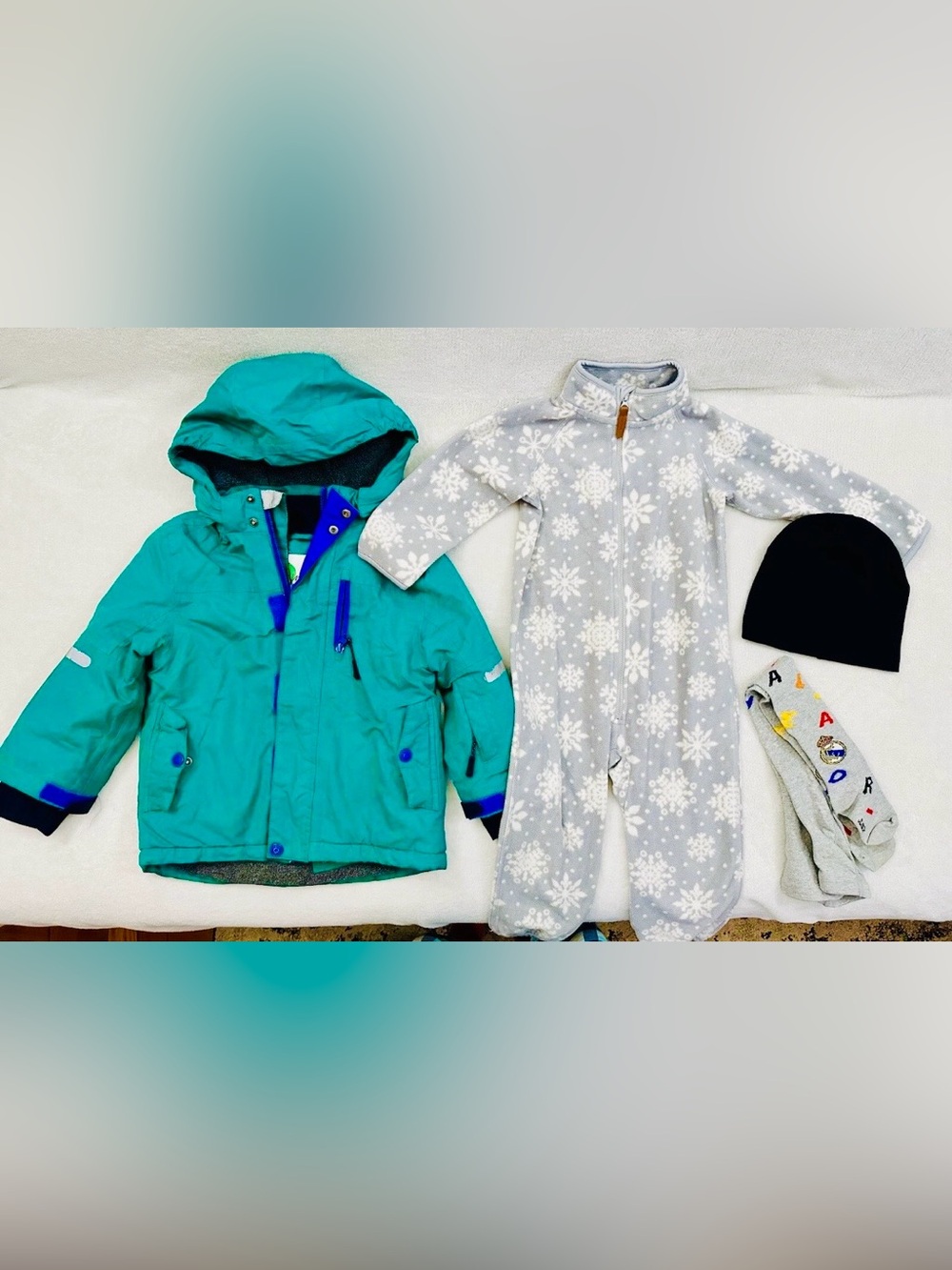 Boden Boys Jacket Winter Set Fleece Jumpsuit Size 3-4T Years Excellent Condition